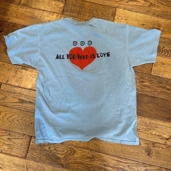 Vintage 90s Duffy's Love Shack St.Thomas Surf Style Shirt size Large Made in USA - Picture 3 of 4